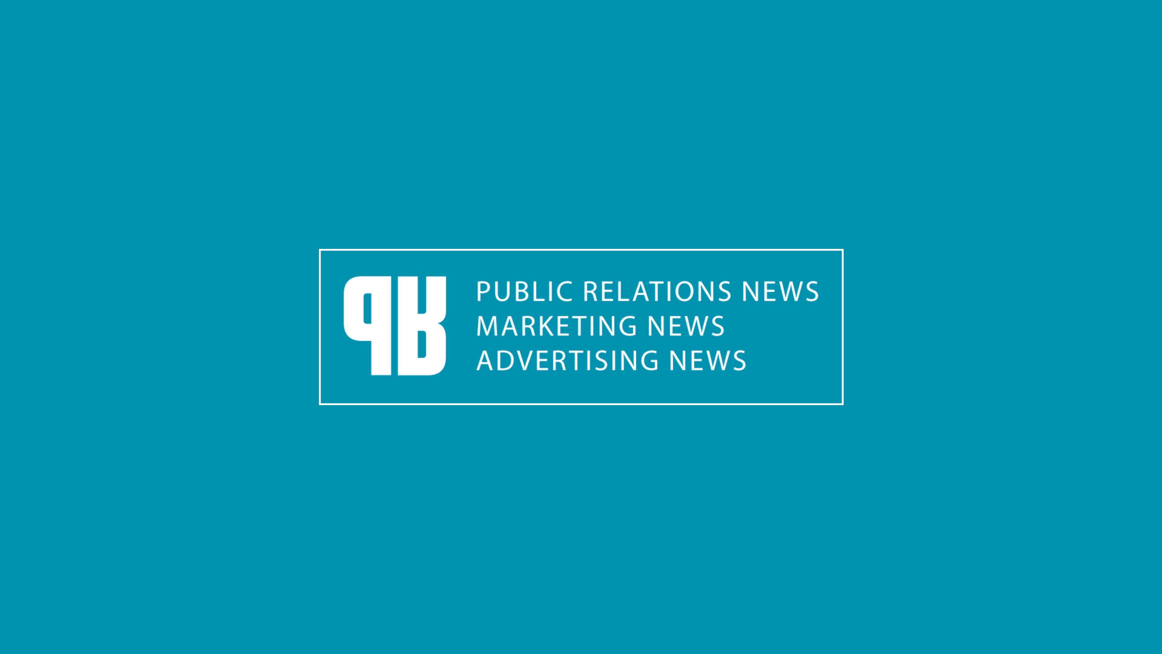 Logo for Public Relations News, Marketing News and Advertising News on a teal background